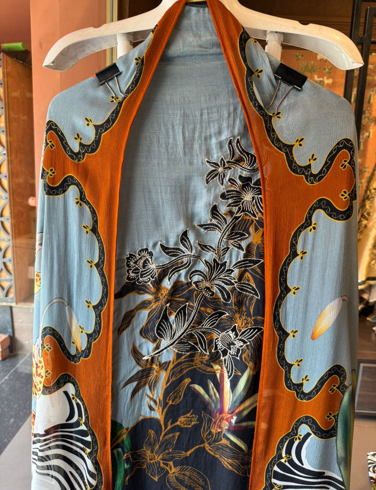 Pure muslin digital printed suit