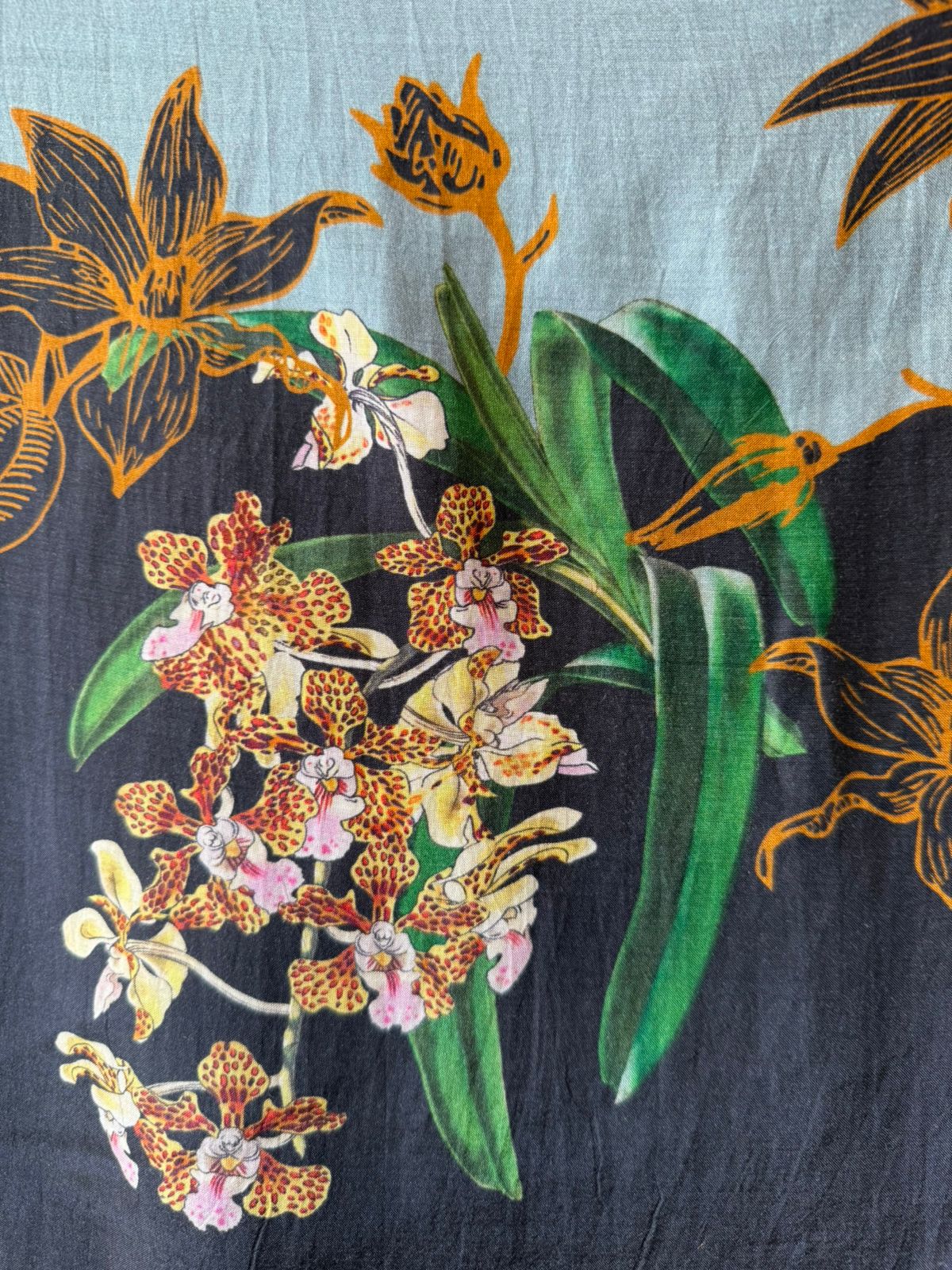 Pure muslin digital printed suit