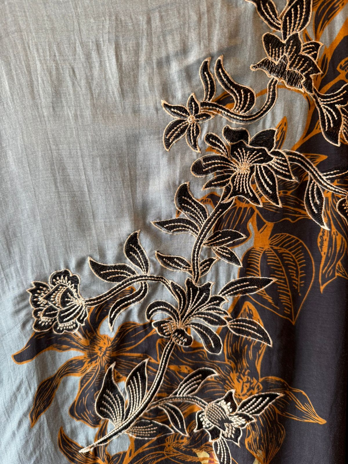 Pure muslin digital printed suit