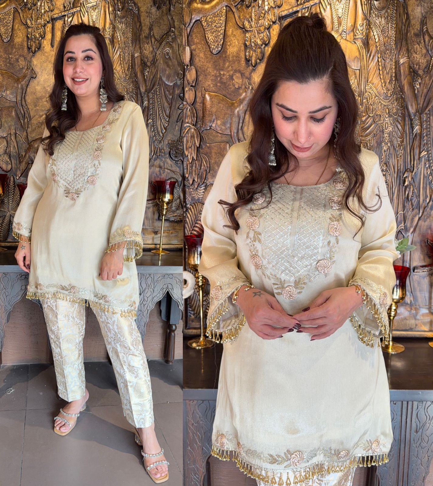 Elegant Embroidered Coord Set