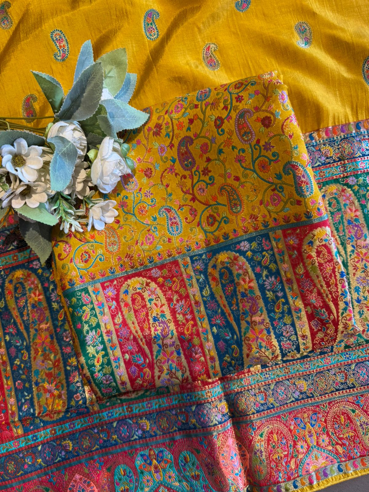 Luxury Banarasi Jacquard Unstitched Suit