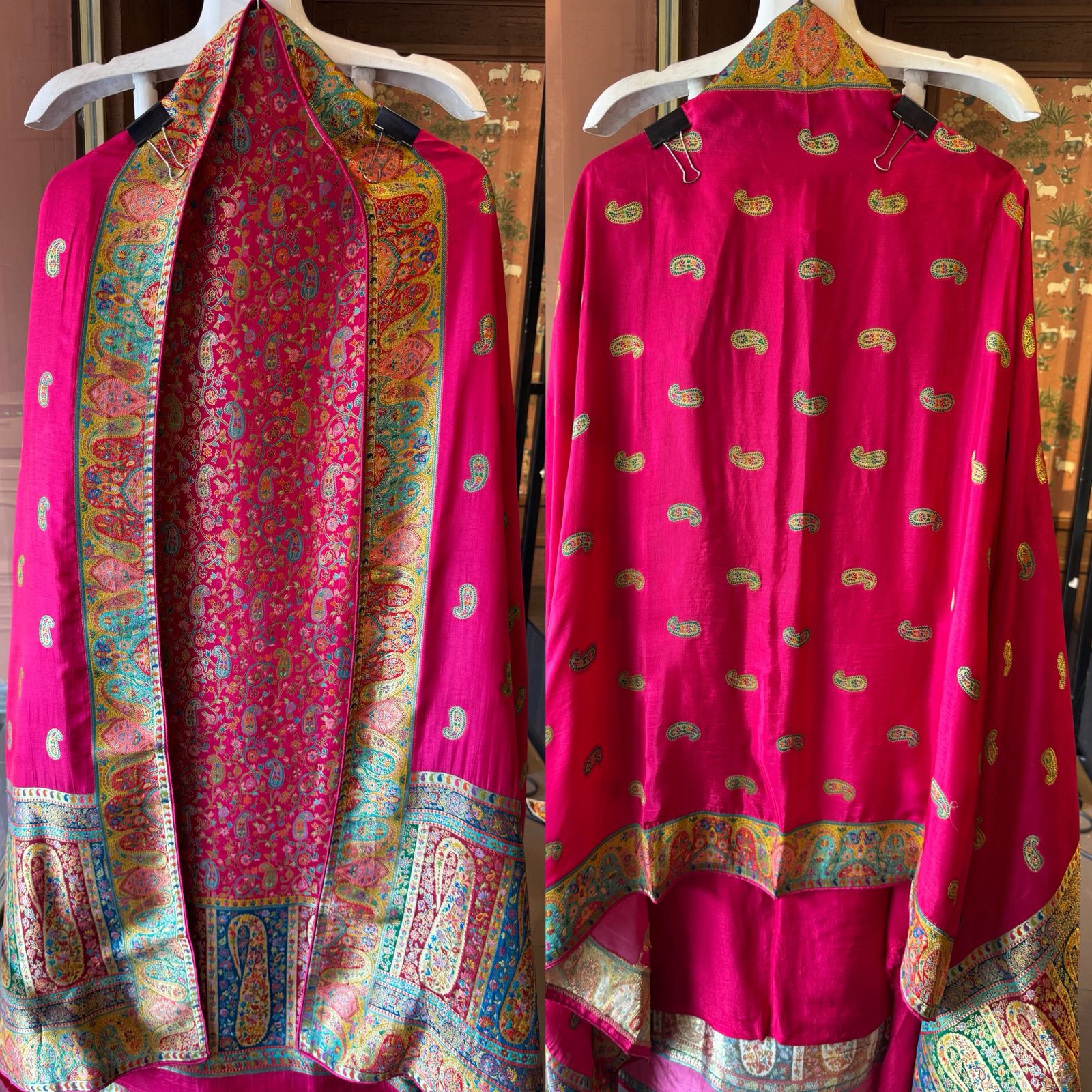 Luxury Banarasi Jacquard Unstitched Suit