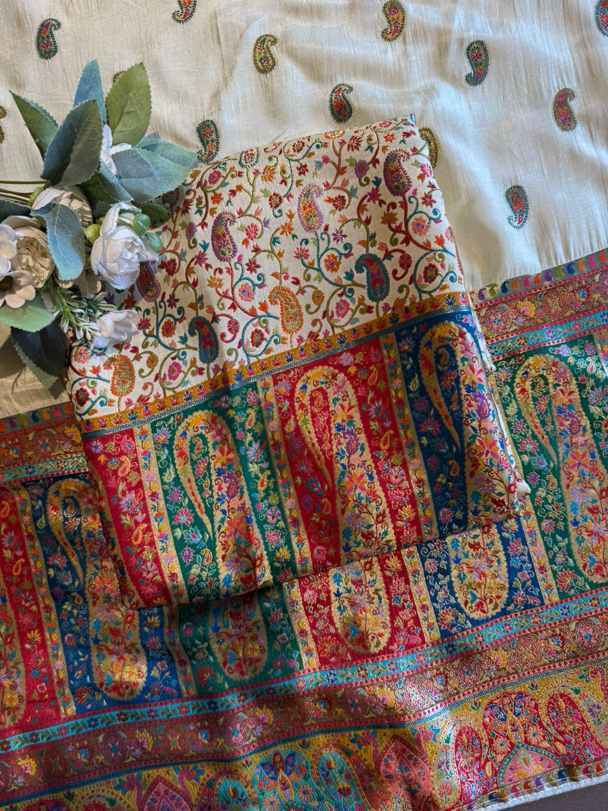 Luxury Banarasi Jacquard Unstitched Suit