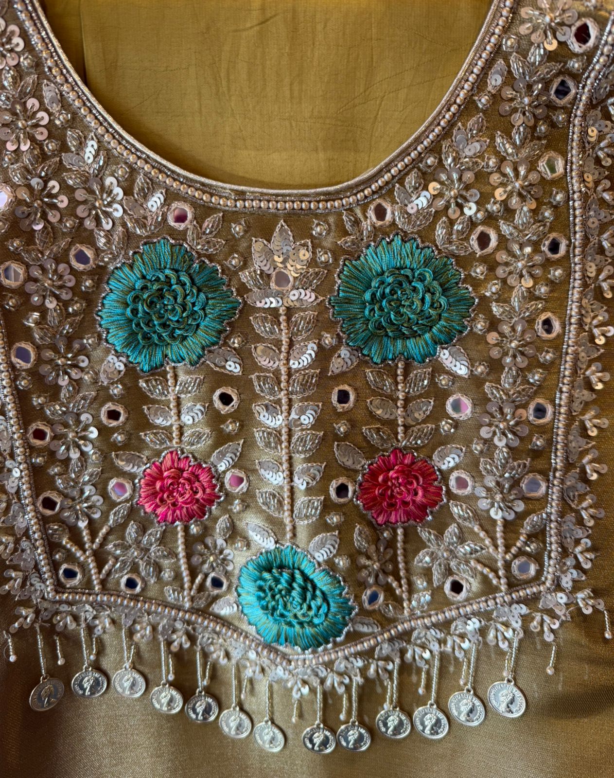 Shirt -Giraffe tissue Unstitched Shirt