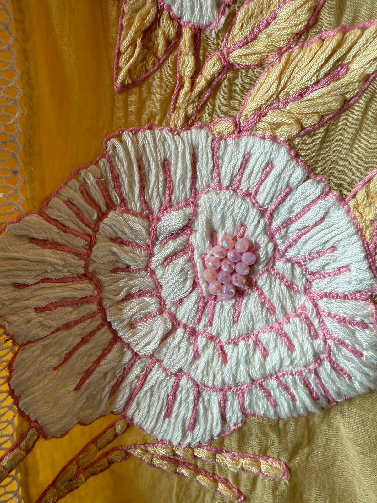 Mul Chanderi Embroidered Unstitched Suit