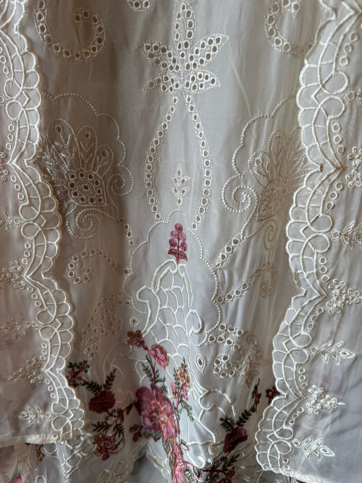 Soft organza Unstitched Shirt