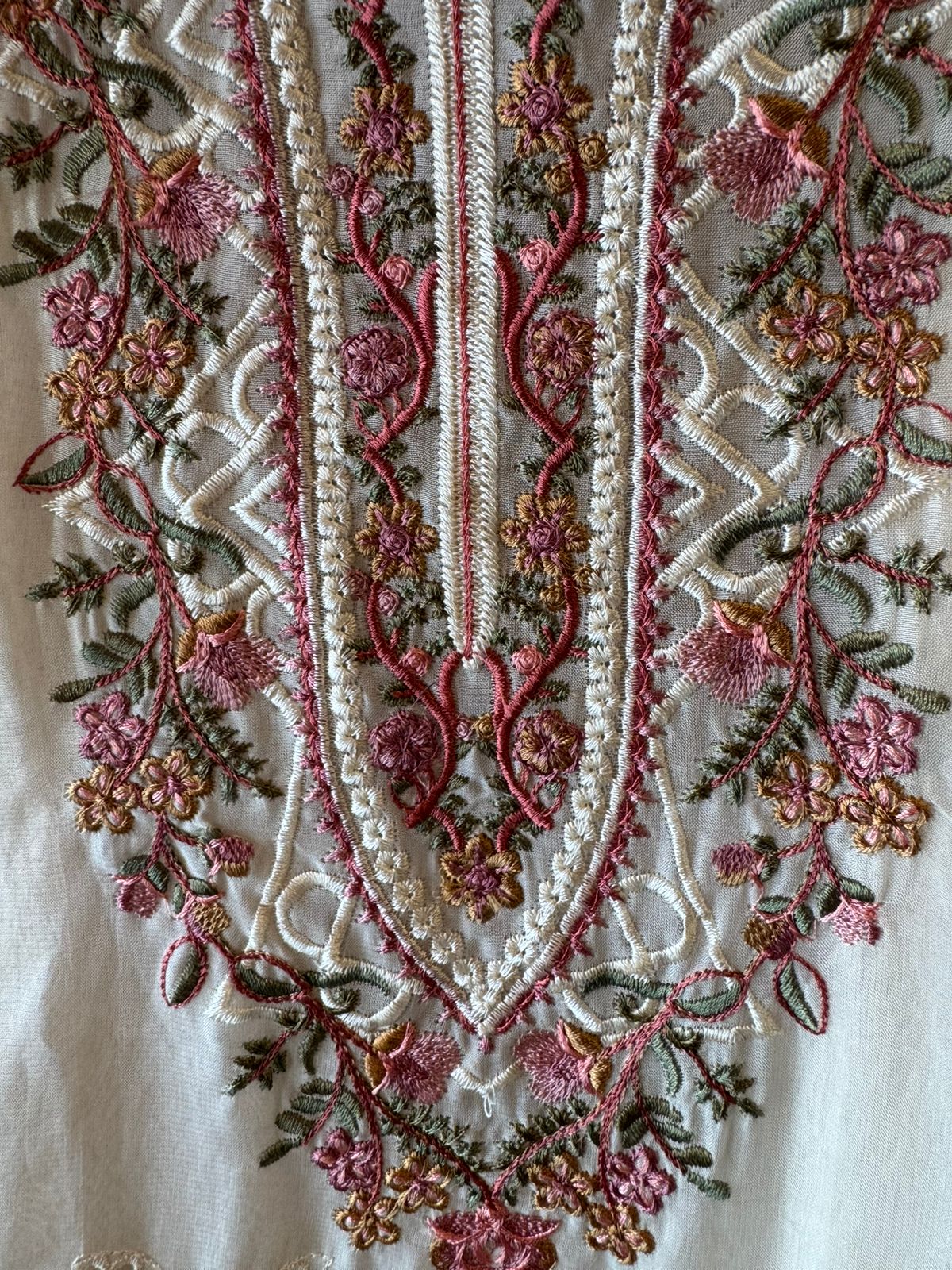 Soft organza Unstitched Shirt