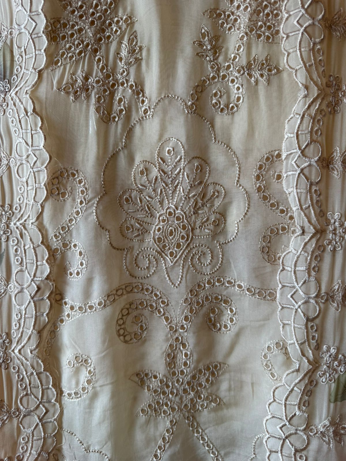 Soft organza Unstitched Shirt