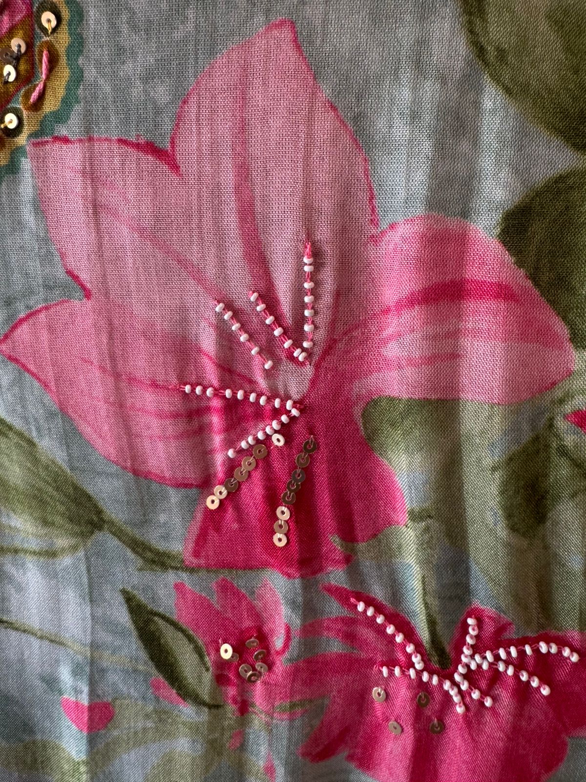 Organza Unstitched Suit