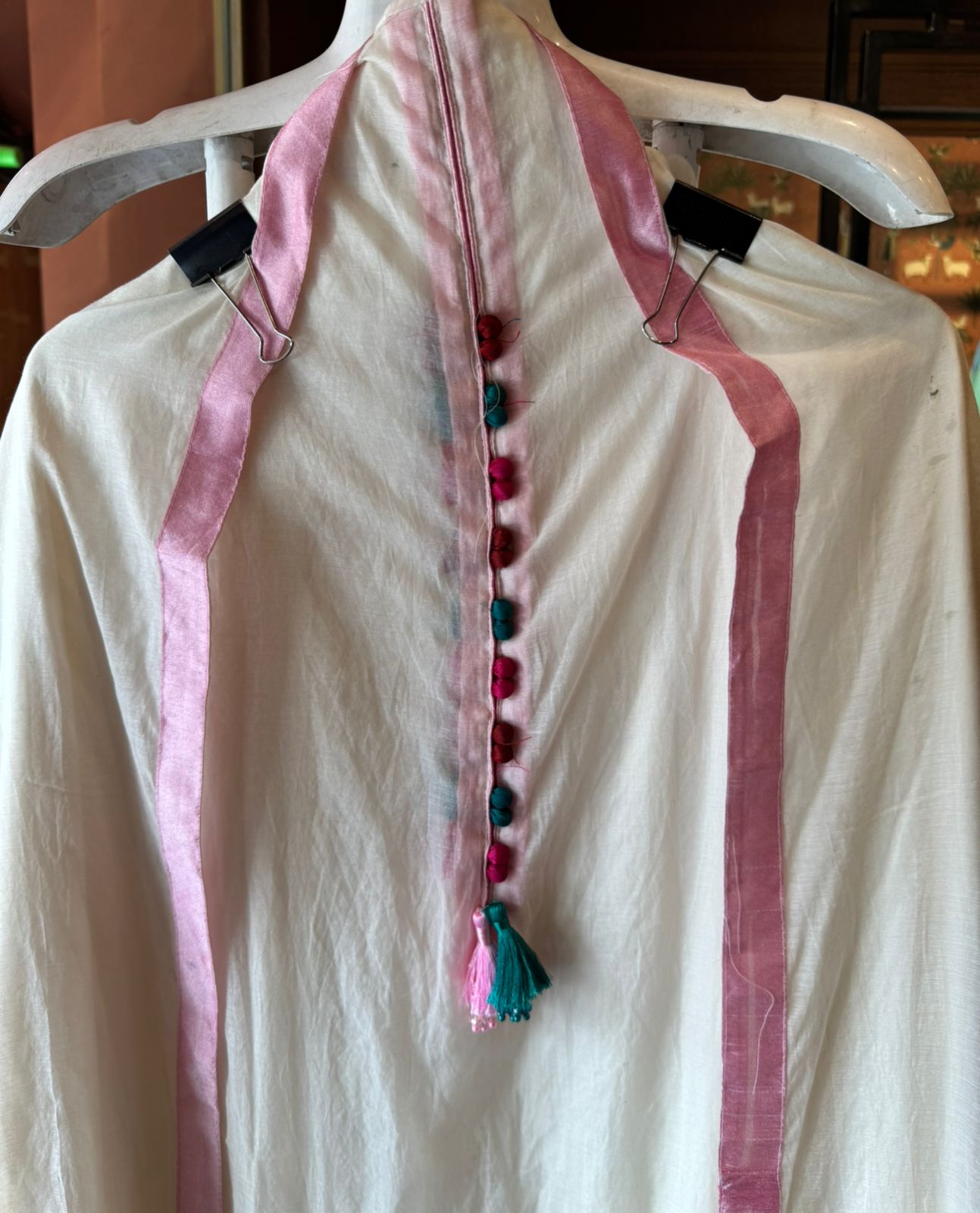 Soft Sheen Summer Mul Cotton Appliqué Suit