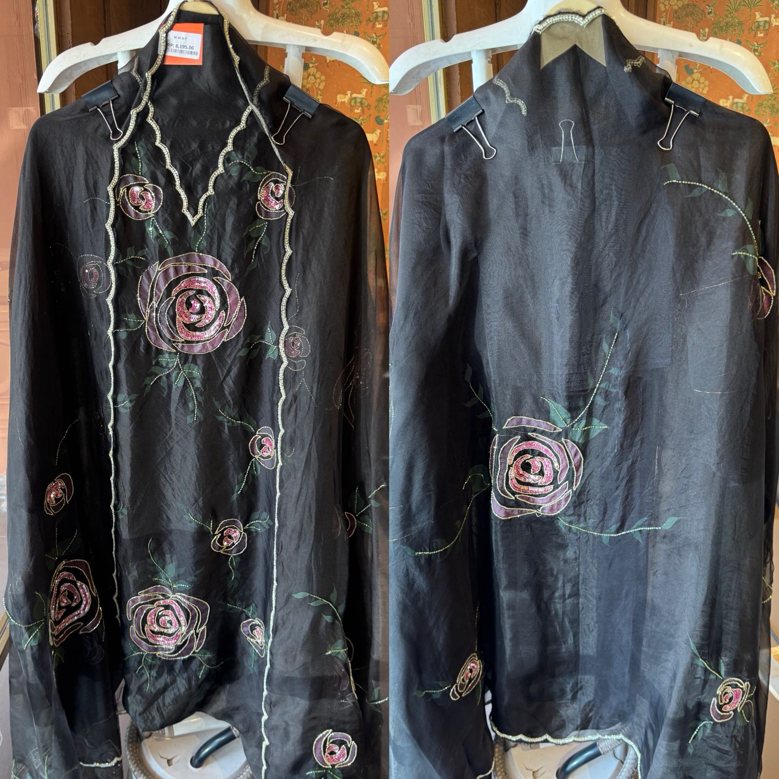 Rosé Bloom Luxe Handcrafted Organza Set