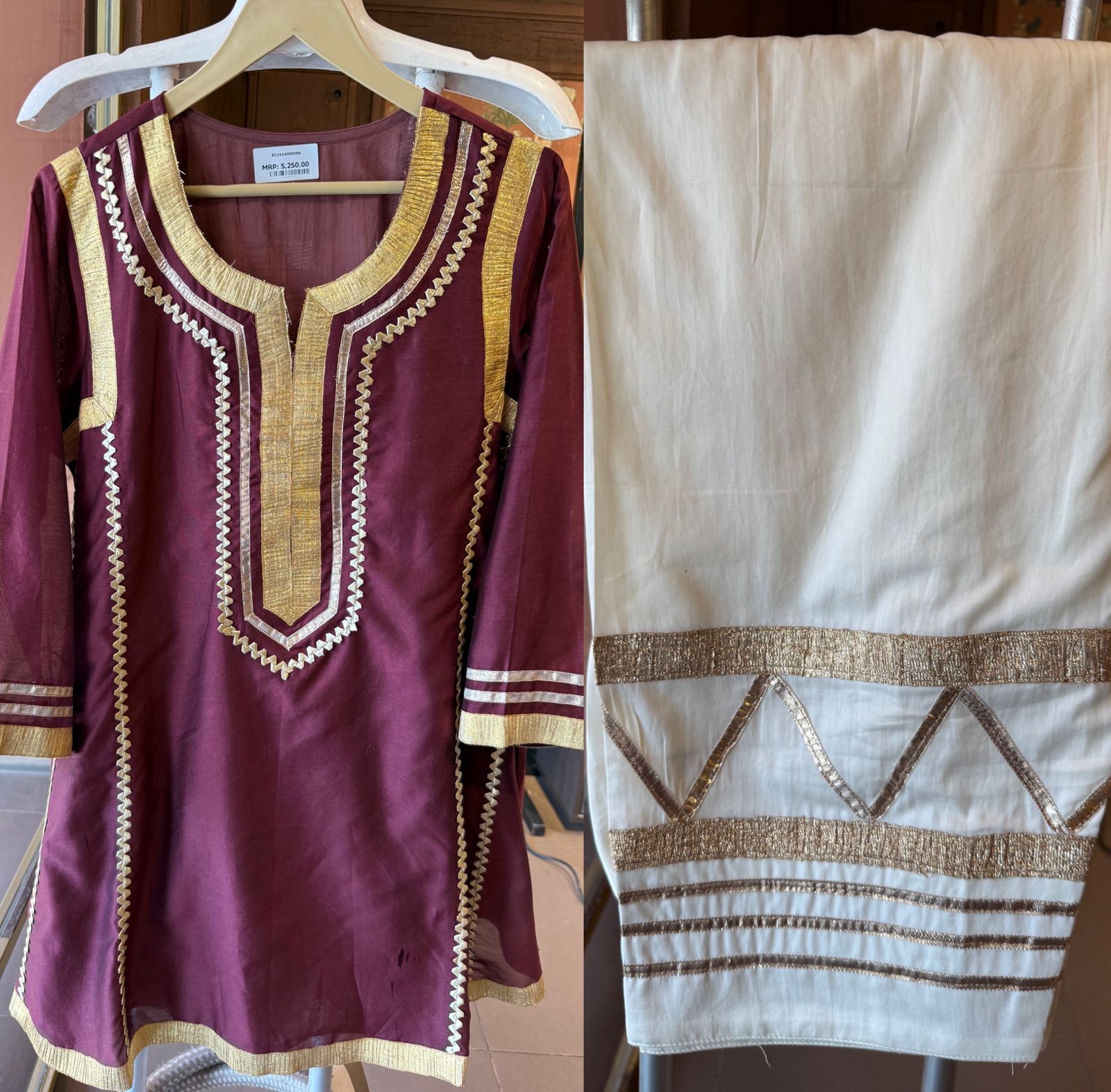 Celebrity Inspired Pure Chanderi Elegance Festive Luxe Kurta