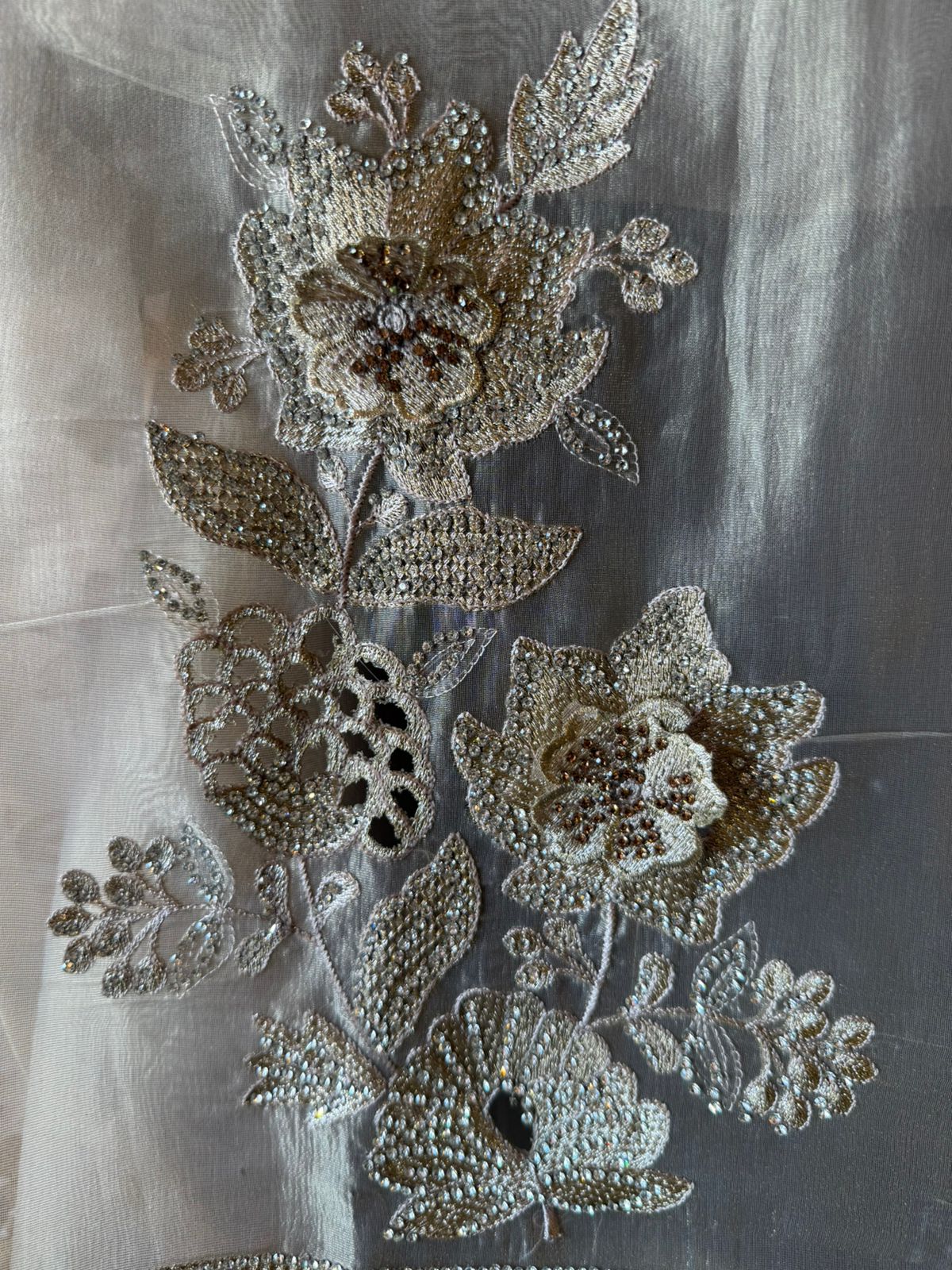 Premium Glass tissue Unstitched Suit