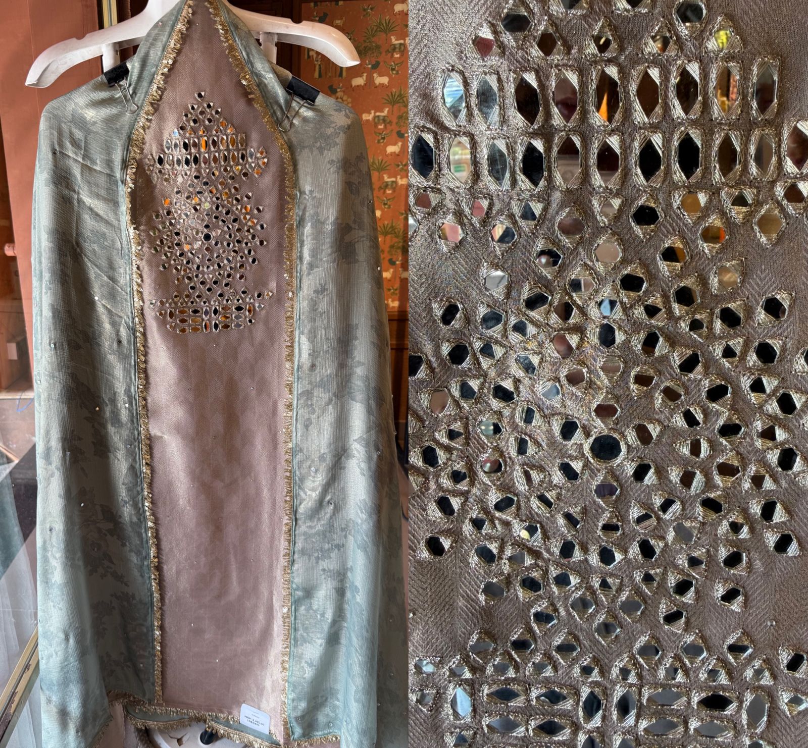 Premium textured tissue fabric suit