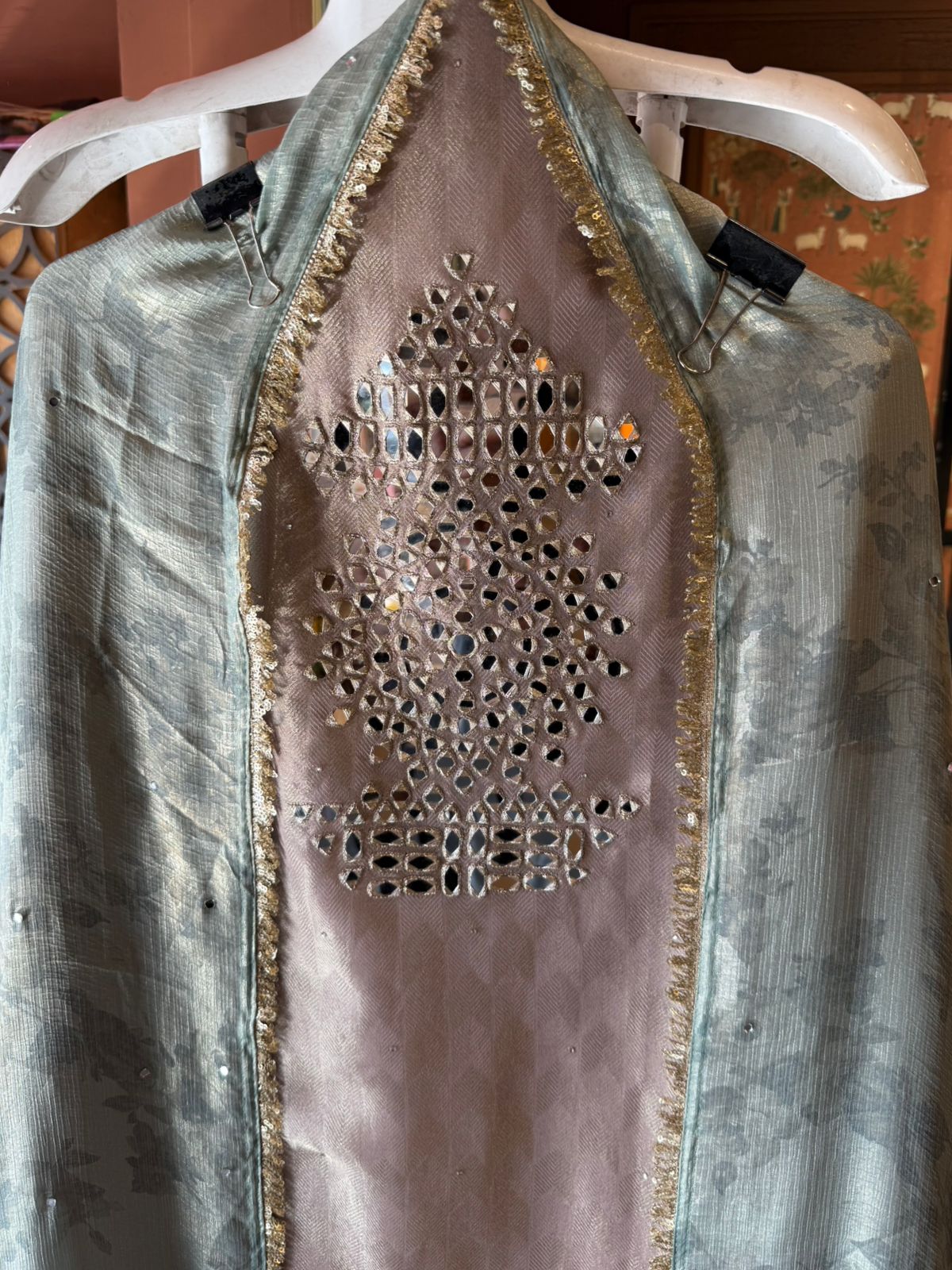 Premium textured tissue fabric suit