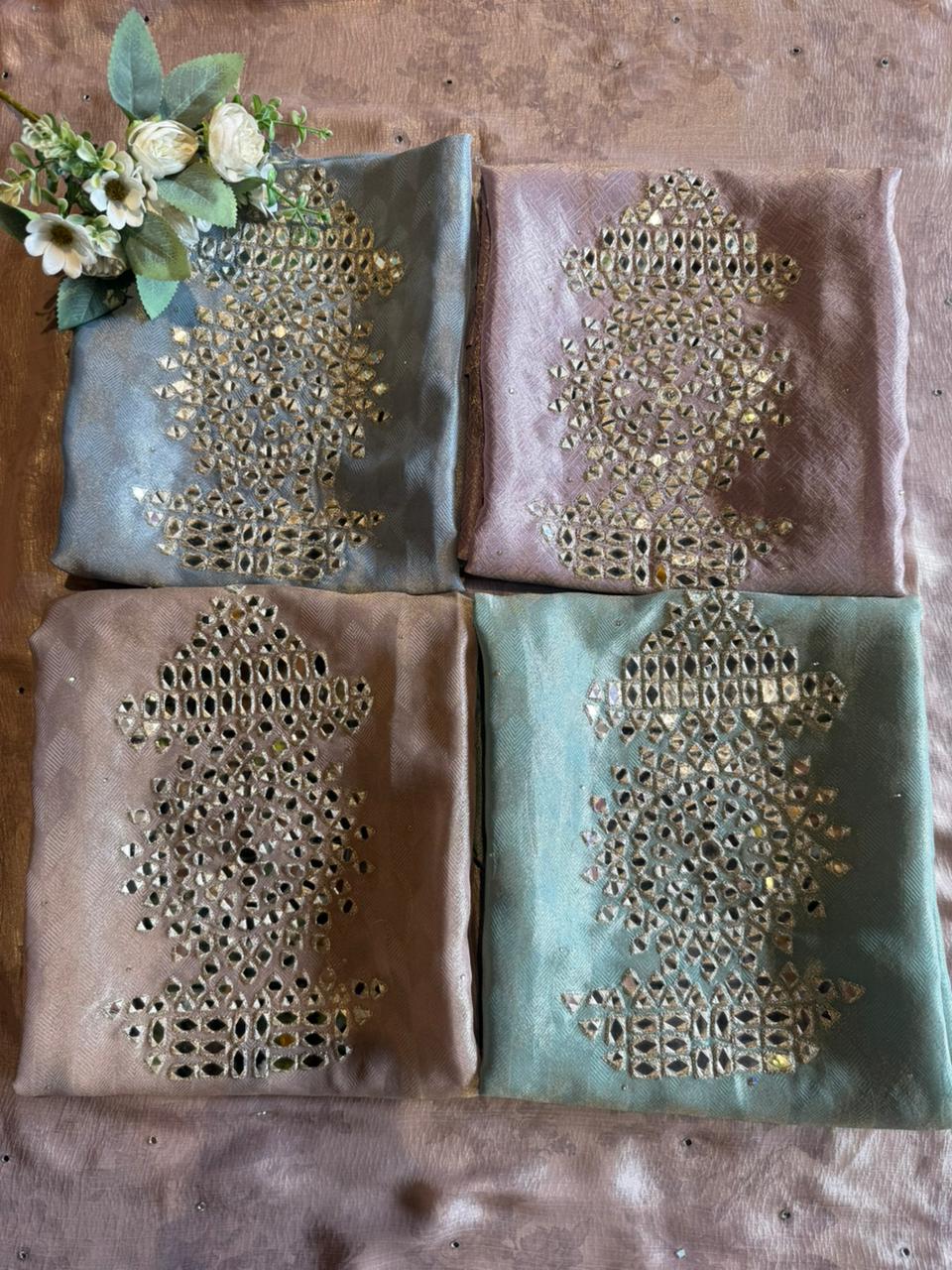 Premium textured tissue fabric suit