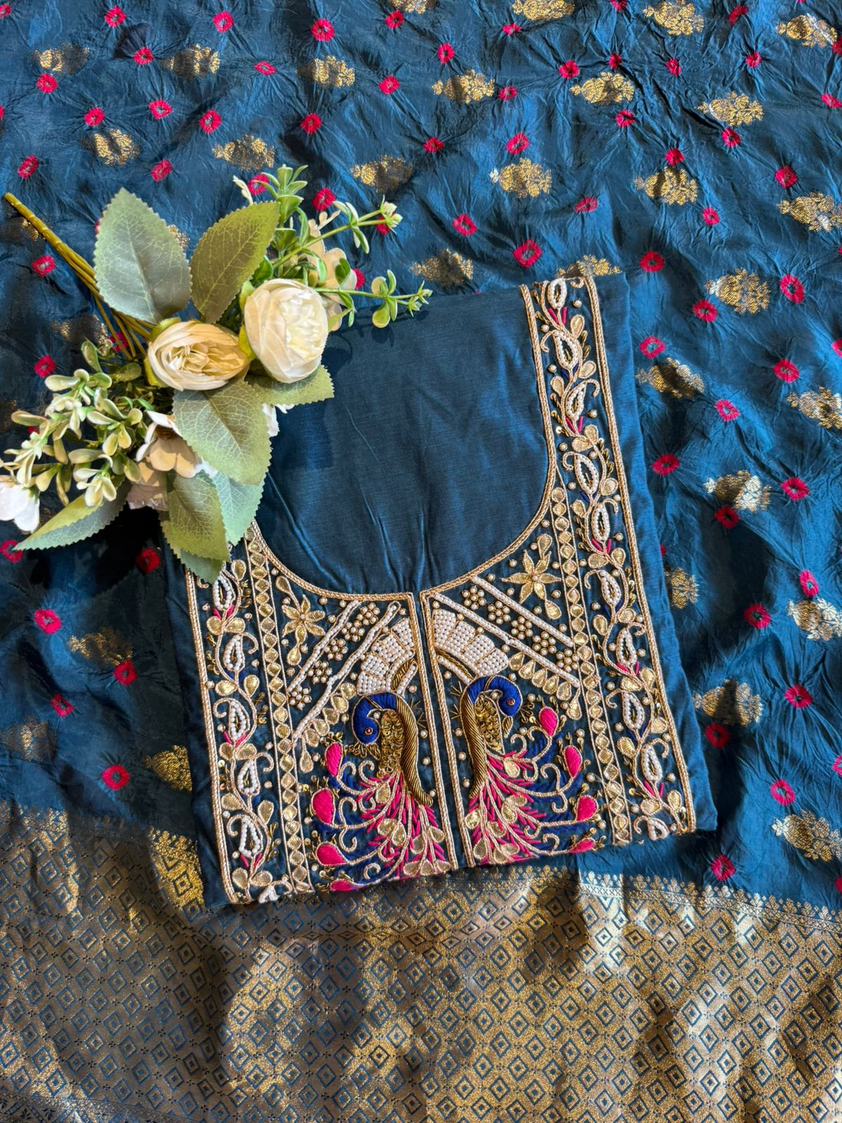 Premium chanderi silk suit