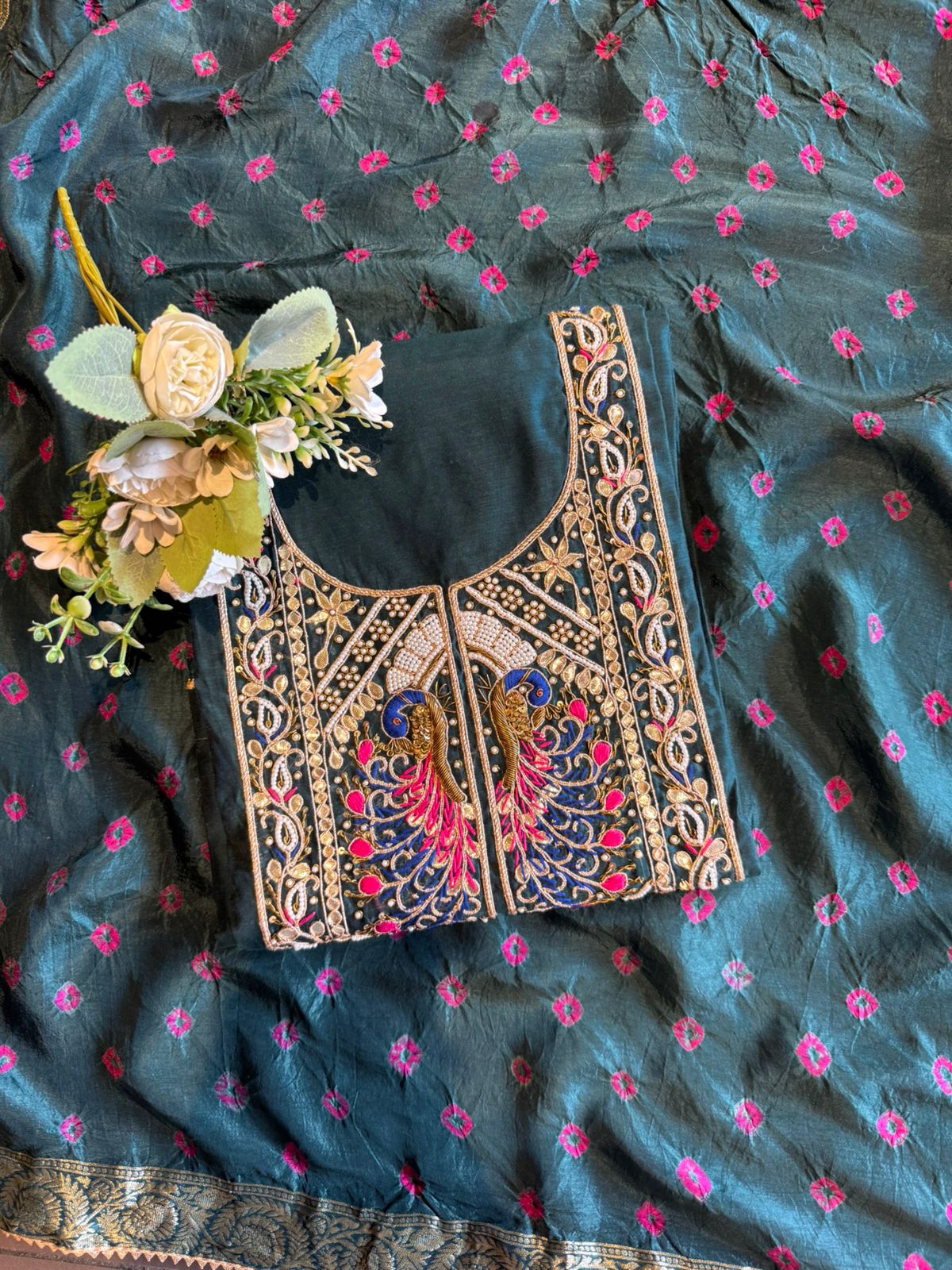 Premium chanderi silk suit