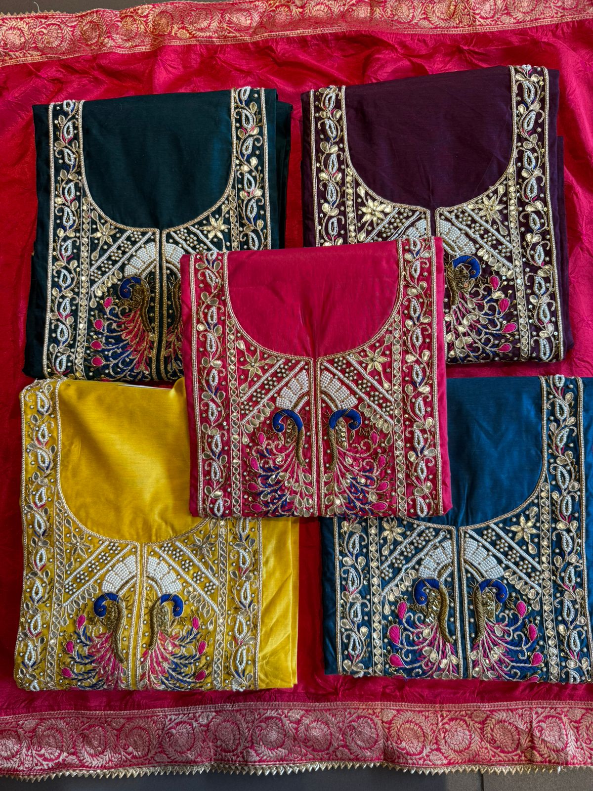 Premium chanderi silk suit
