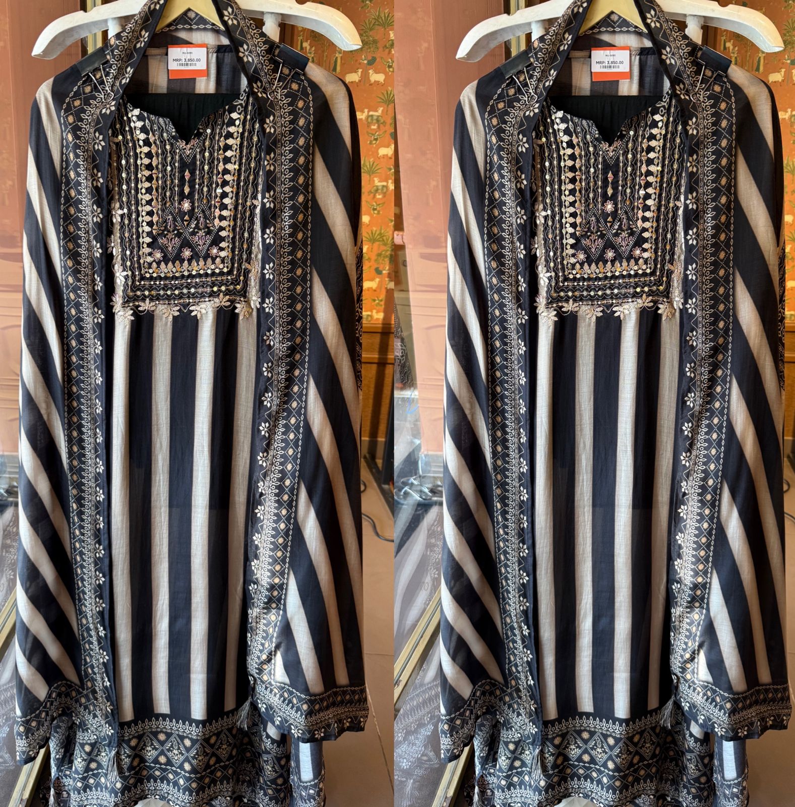 Pure Muslun striped Shirt