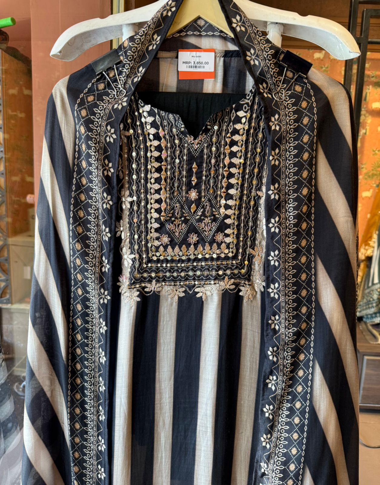 Pure Muslun striped Shirt