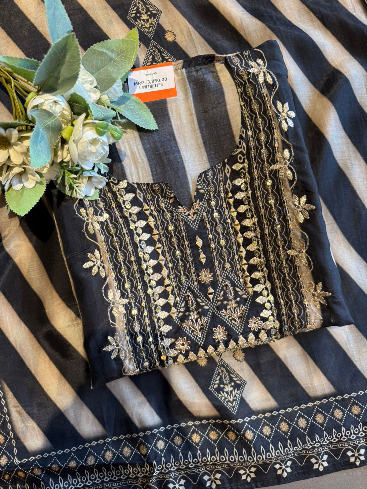 Pure Muslun striped Shirt