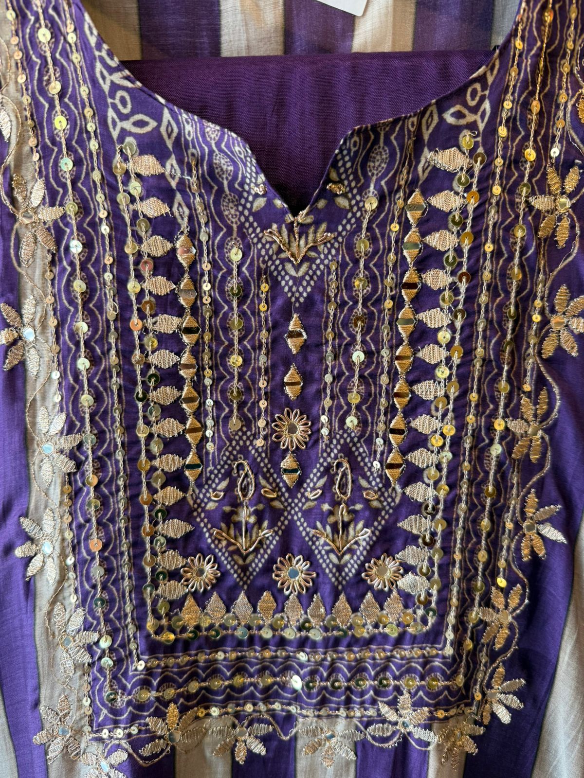 Pure Muslun striped Shirt