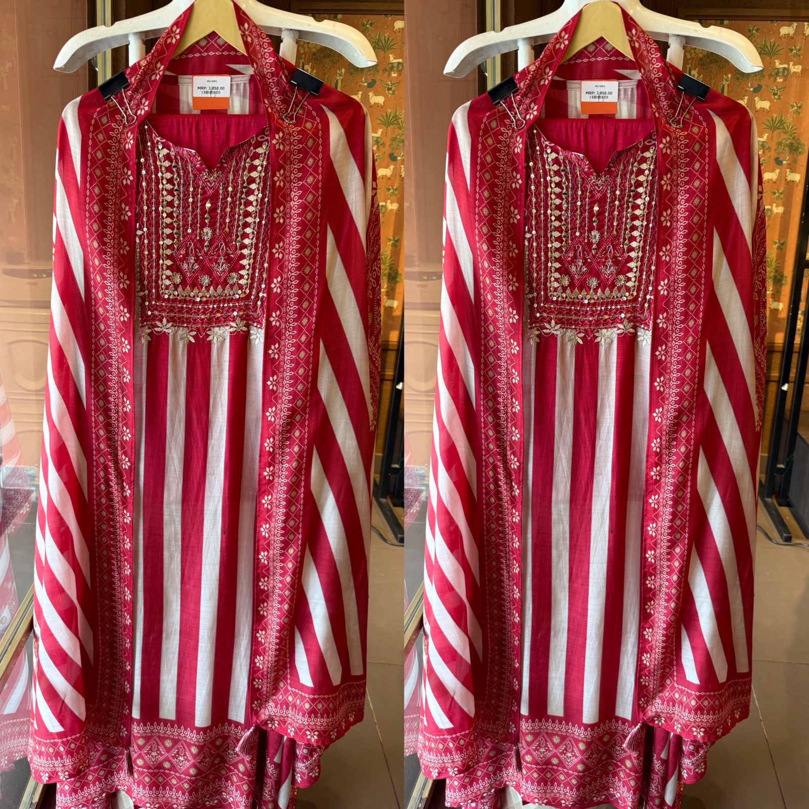 Pure Muslun striped Shirt