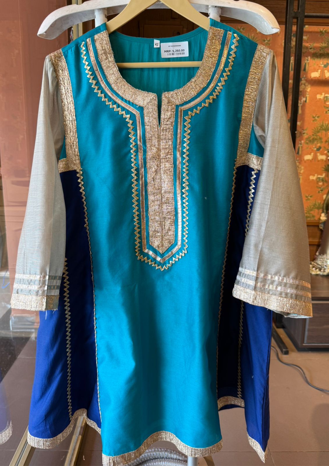 Celebrity Inspired Pure Chanderi Elegance Festive Luxe Kurta