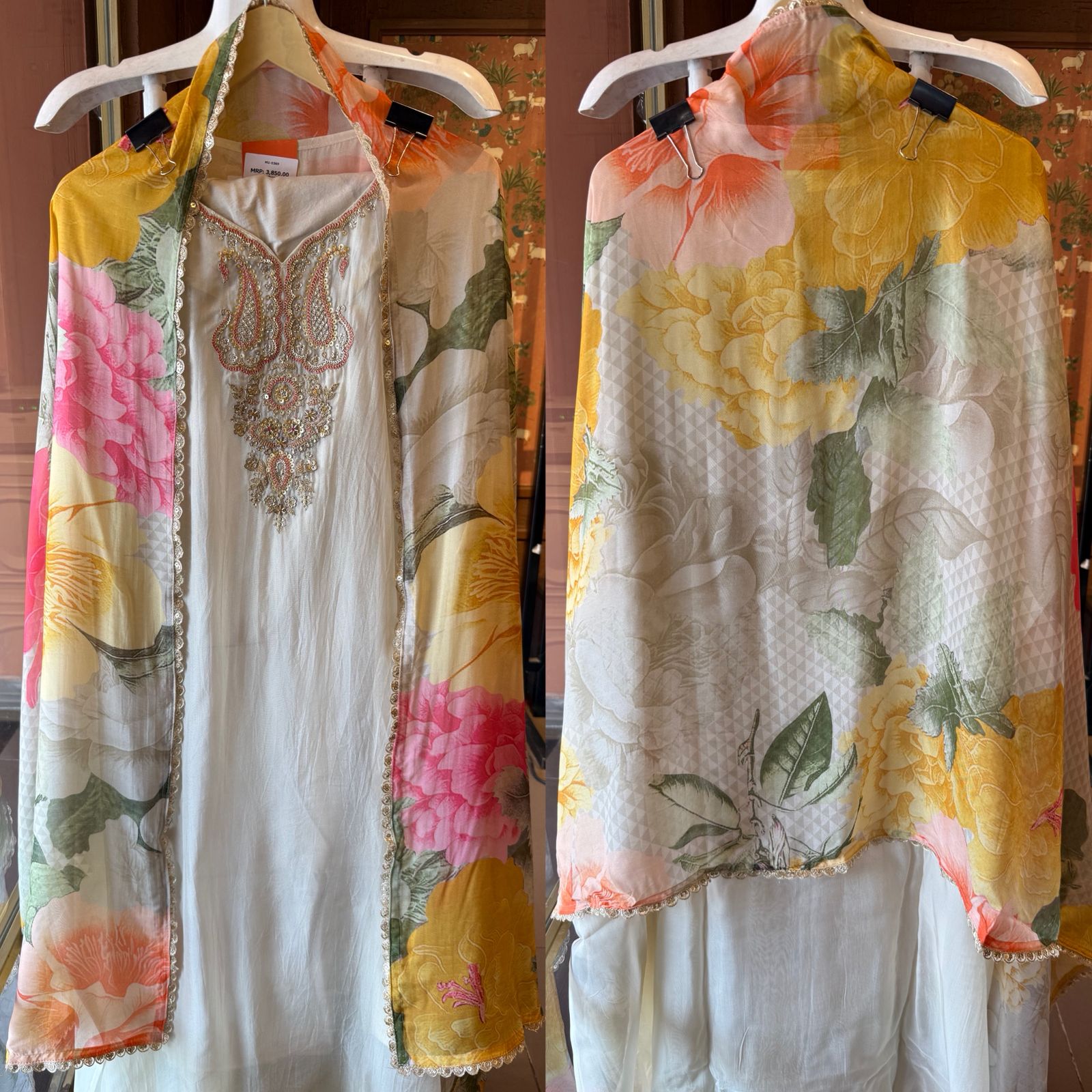 Traditional straight-cut kurta