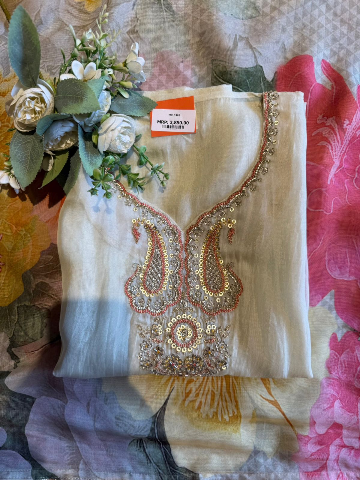 Traditional straight-cut kurta