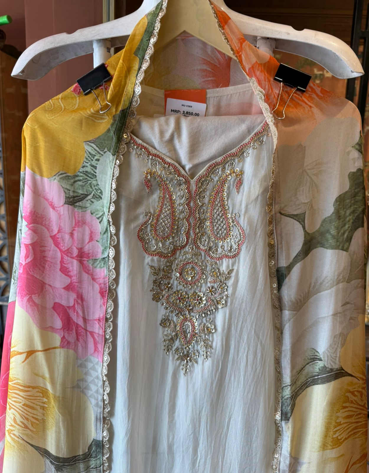 Traditional straight-cut kurta