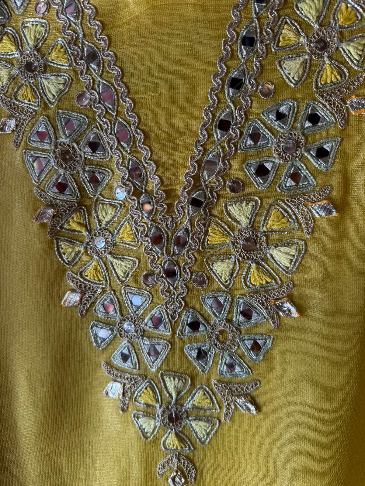 Plain tissue Unstitched shirt