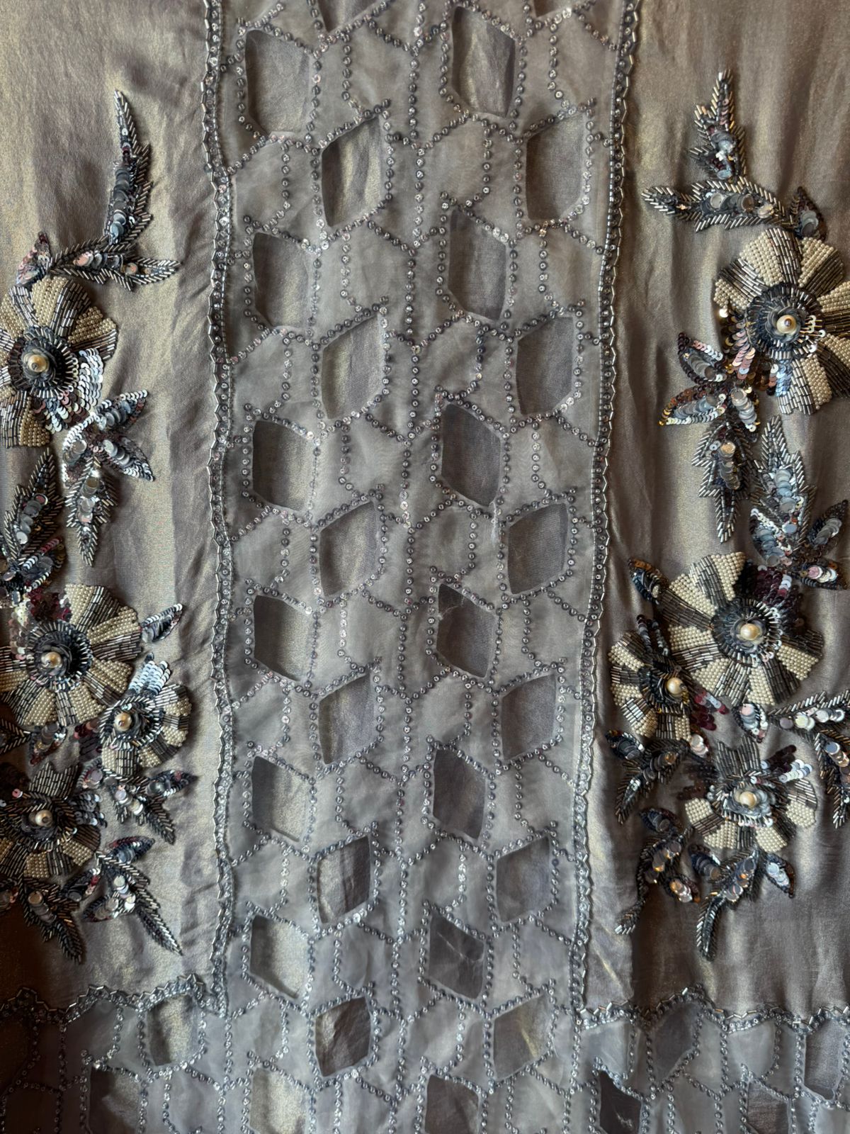 Pure tissue unstitched kurta