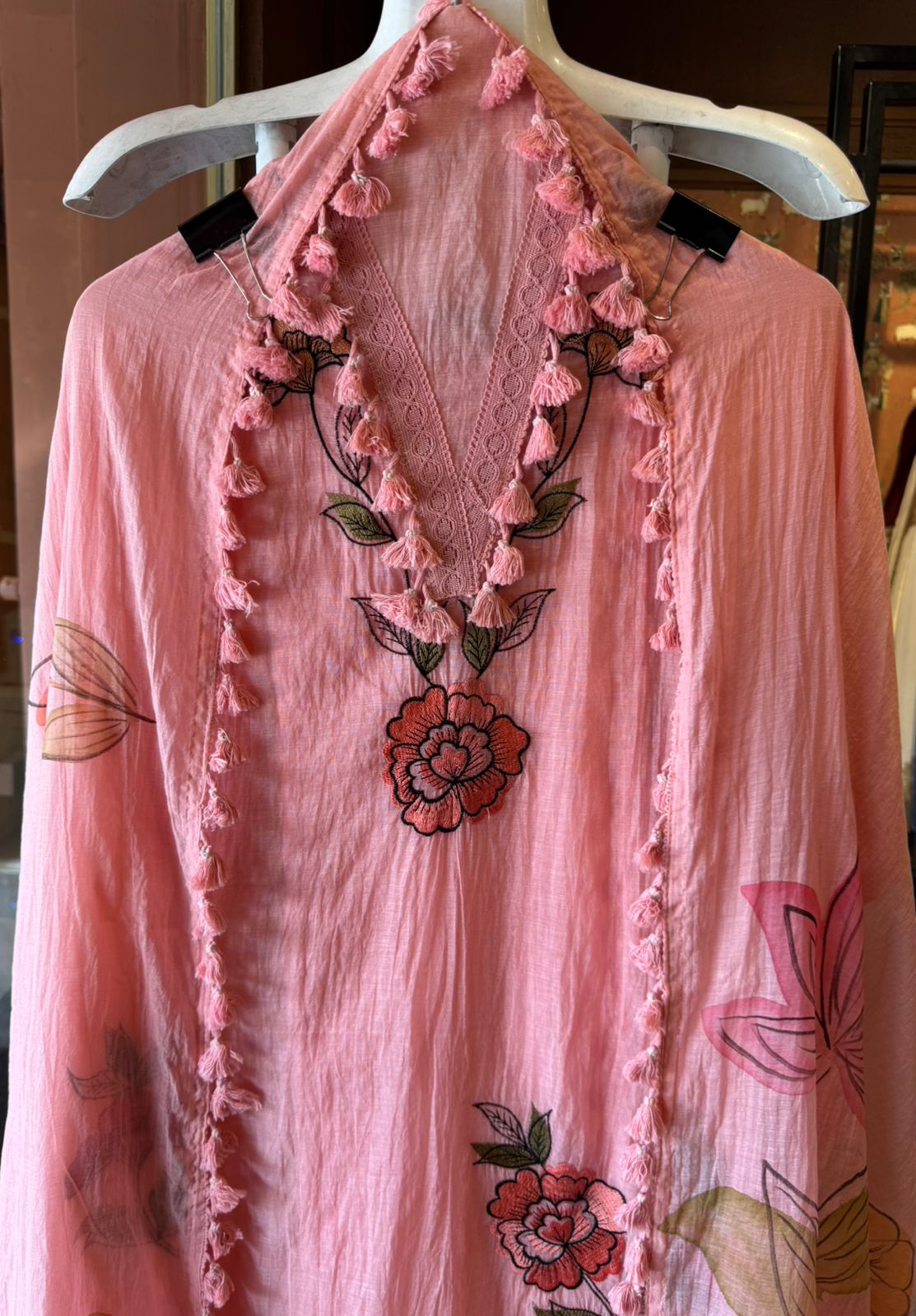 Soft pure Mul cotton unstitched suit