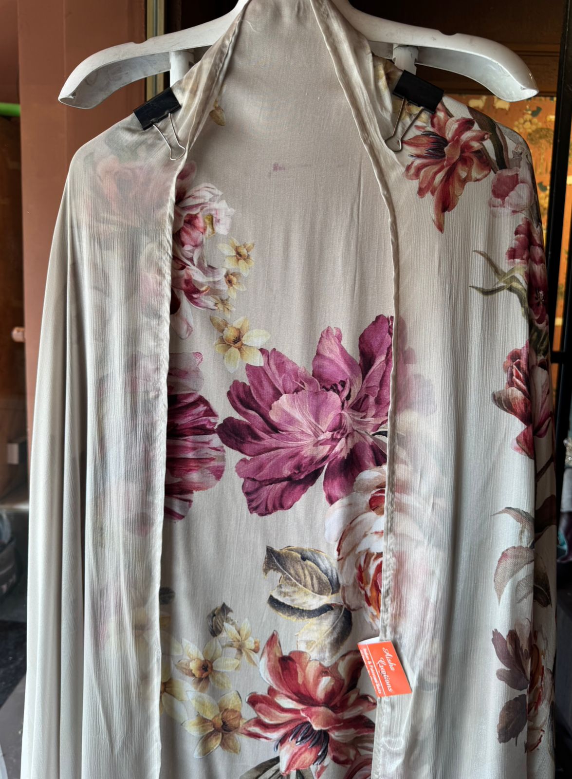 Luxury pure tissue silk Suit