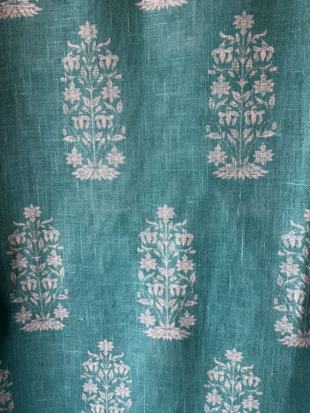 Beautiful sea-green embroidered suit