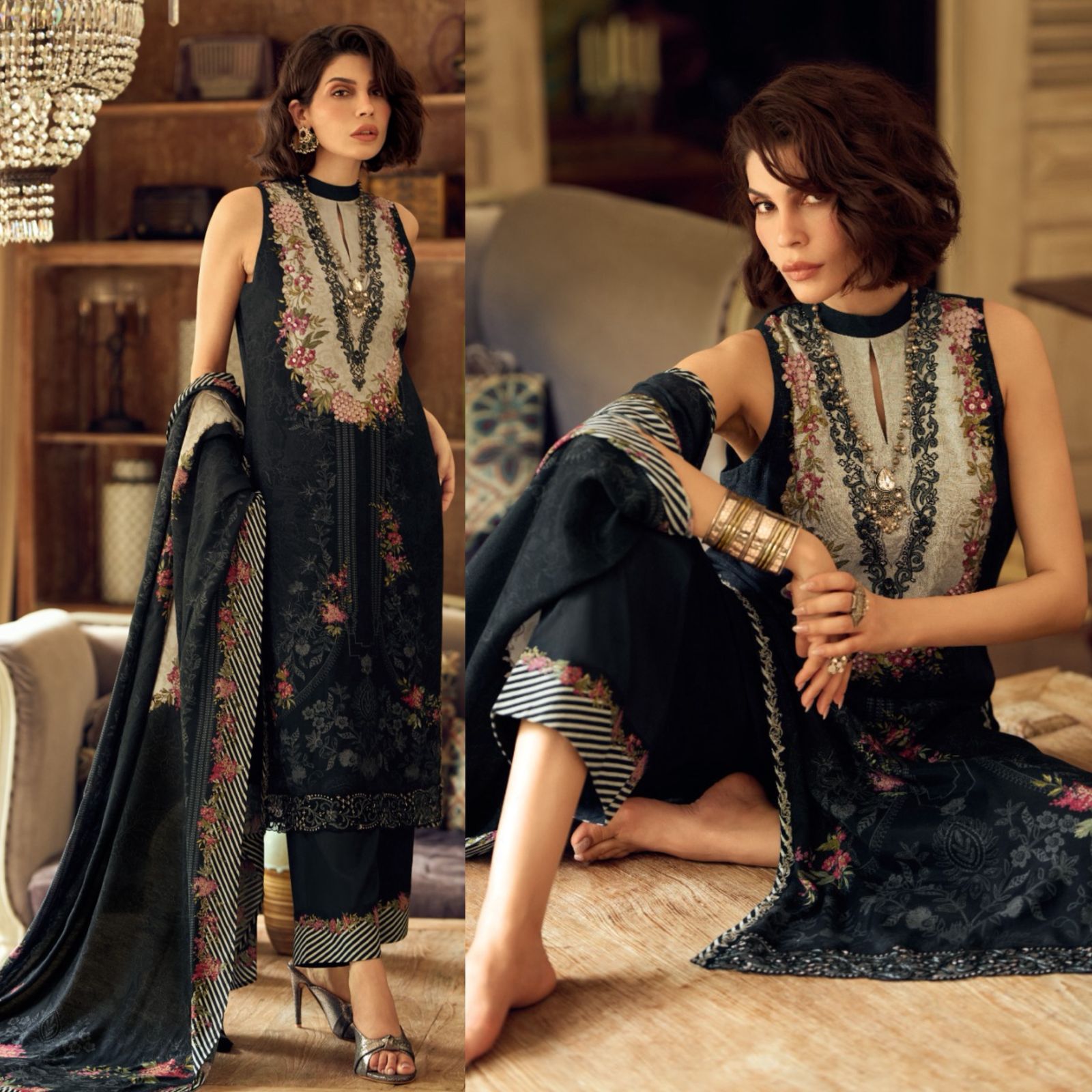 PAKISTANI UNSTITCHED SUIT