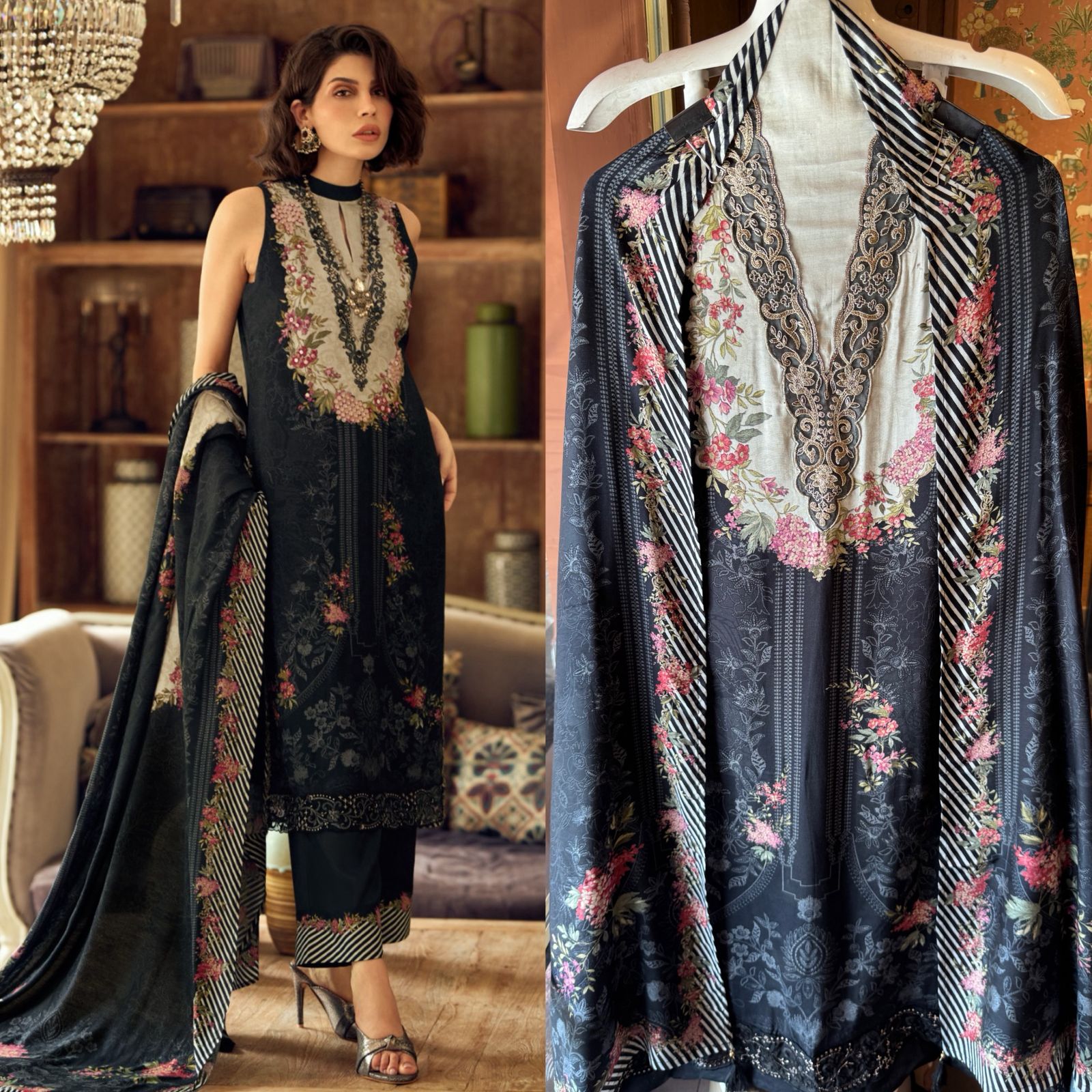 PAKISTANI UNSTITCHED SUIT