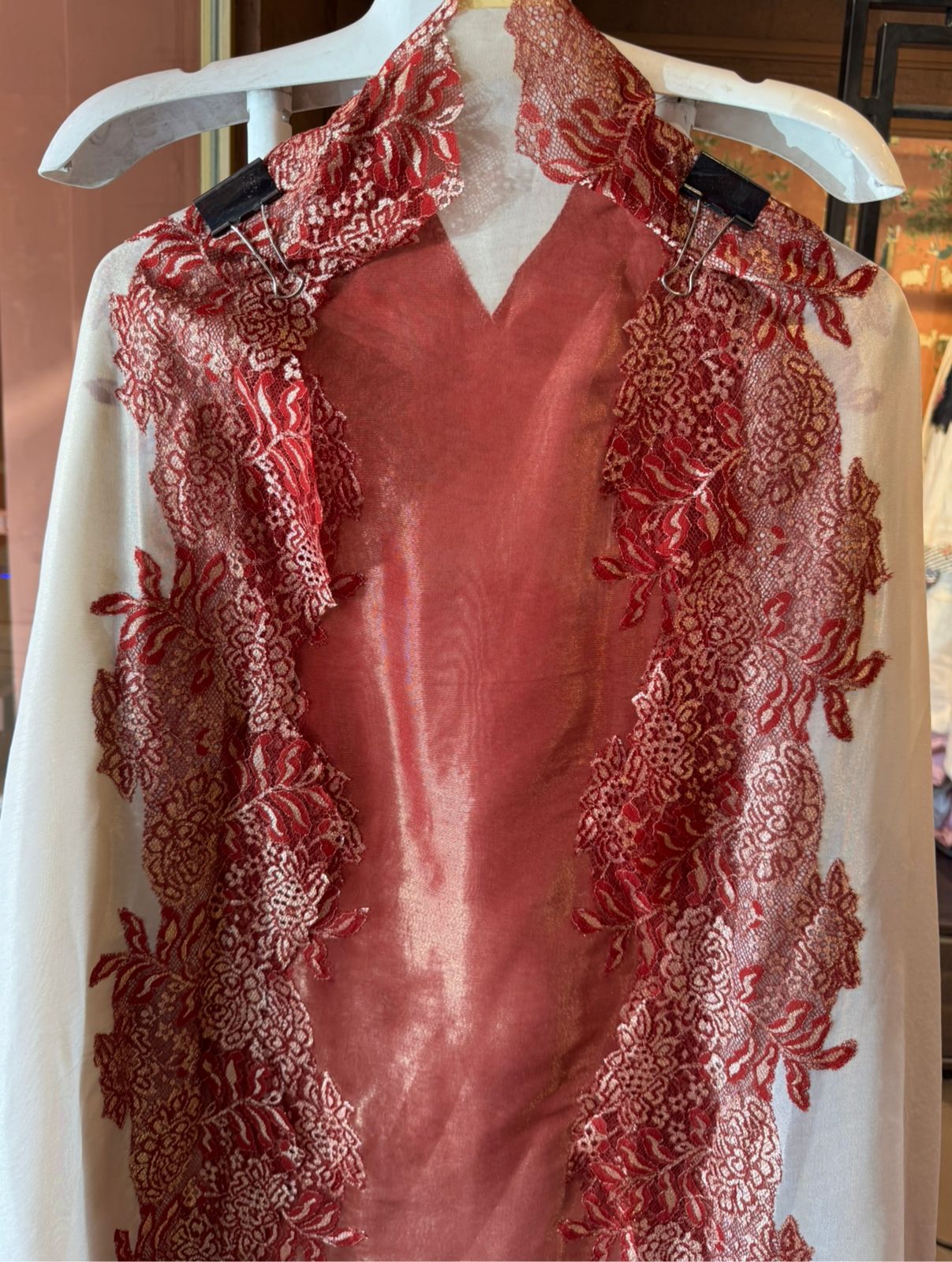 Luxury pure tissue silk unstitched suit