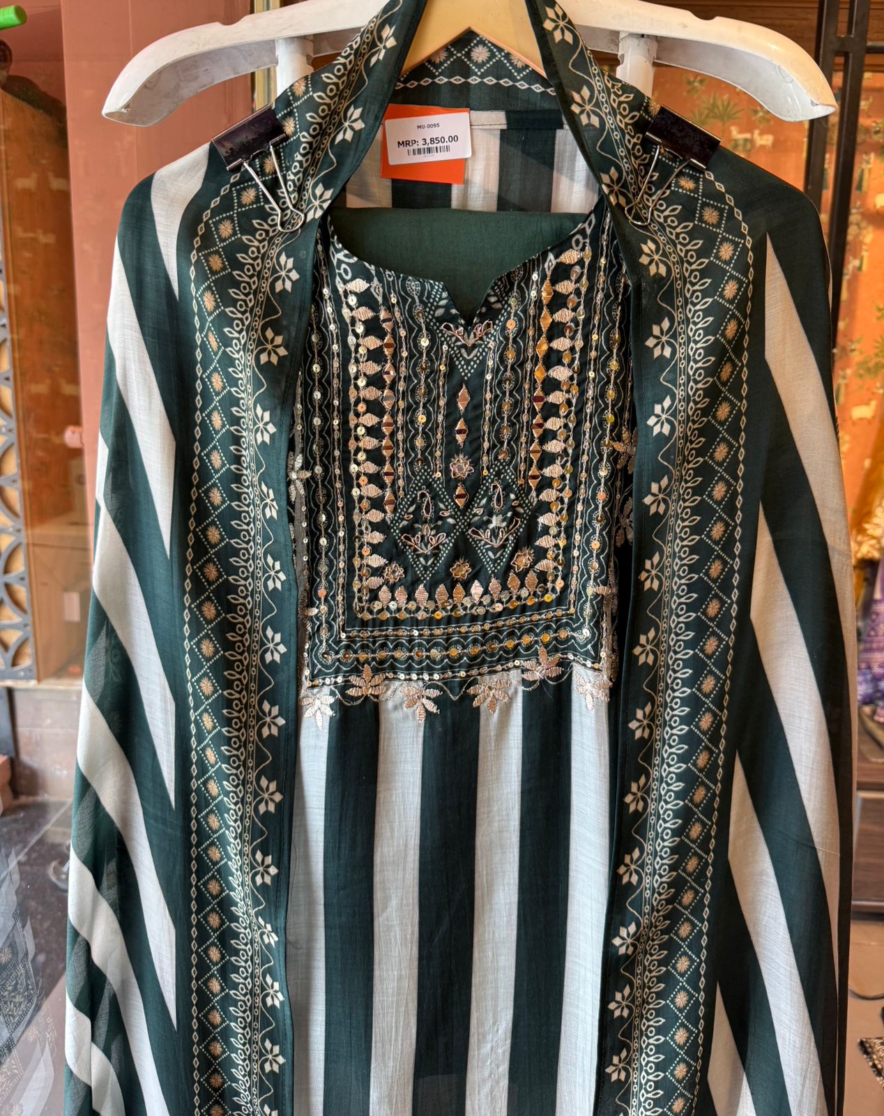 Pure Muslun striped Shirt