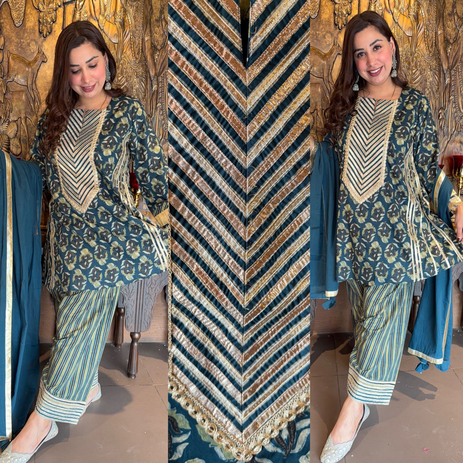 Three piece ethnic suit