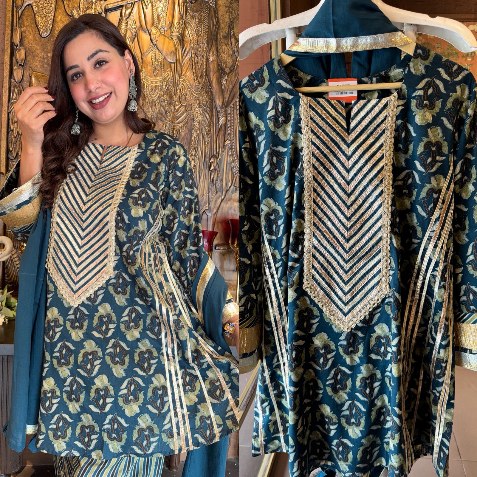 Three piece ethnic suit
