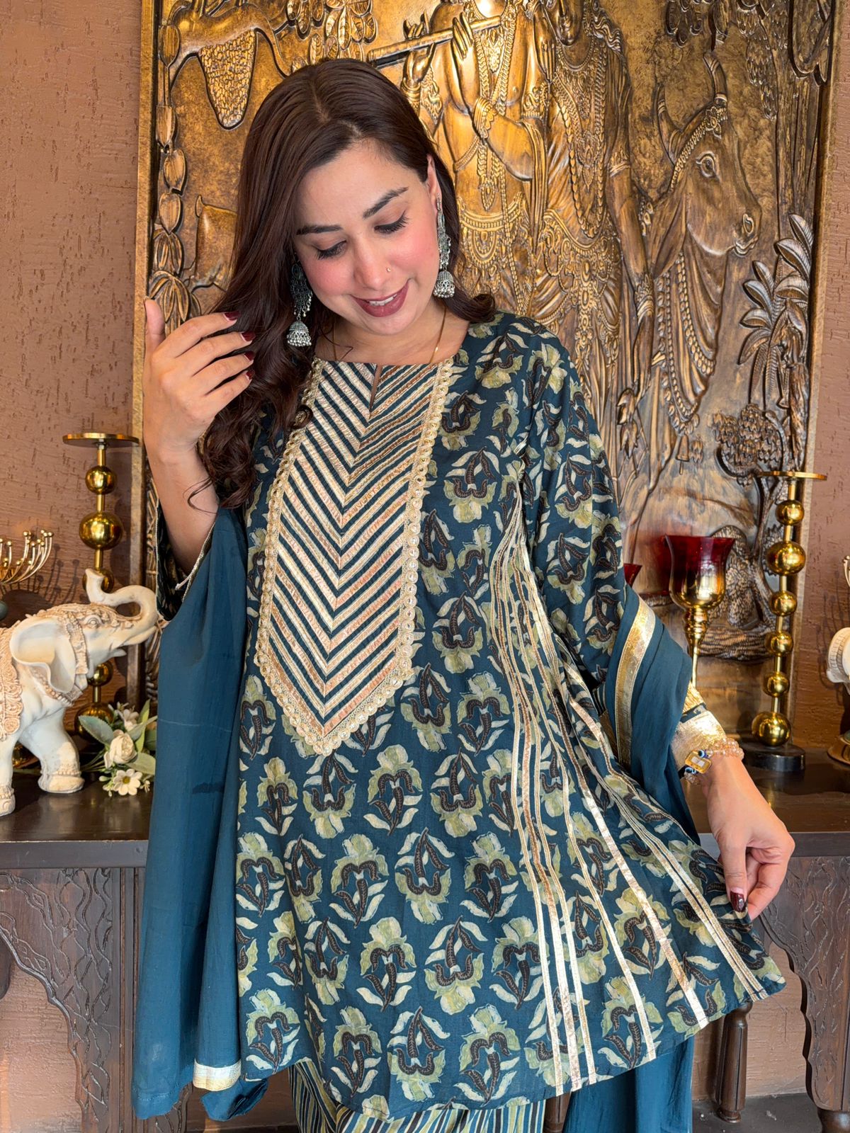 Three piece ethnic suit