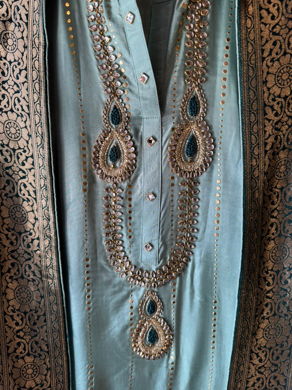 Russian silk Unstitched Shirt