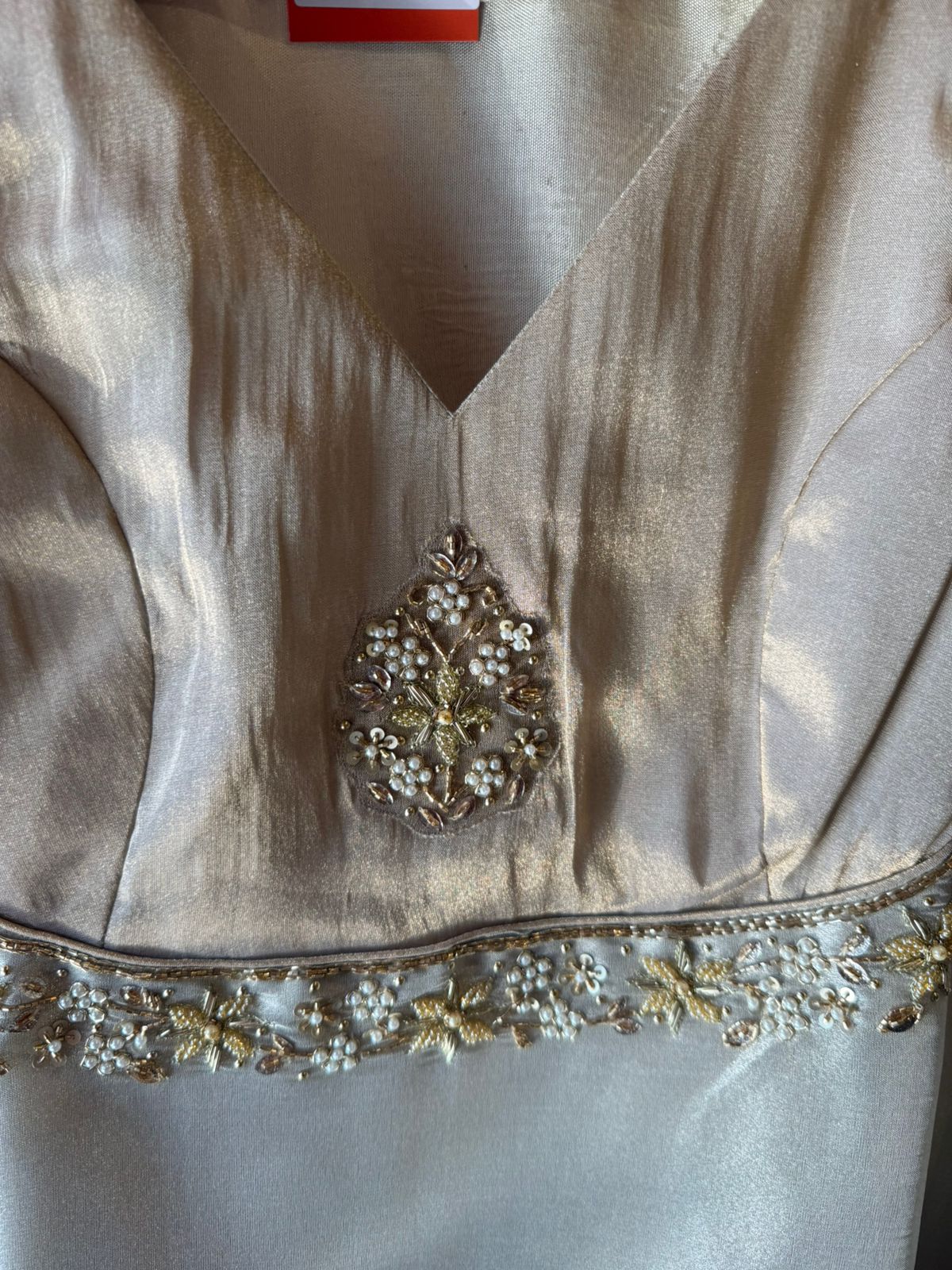 Soft ivory & champagne co-ord traditional set