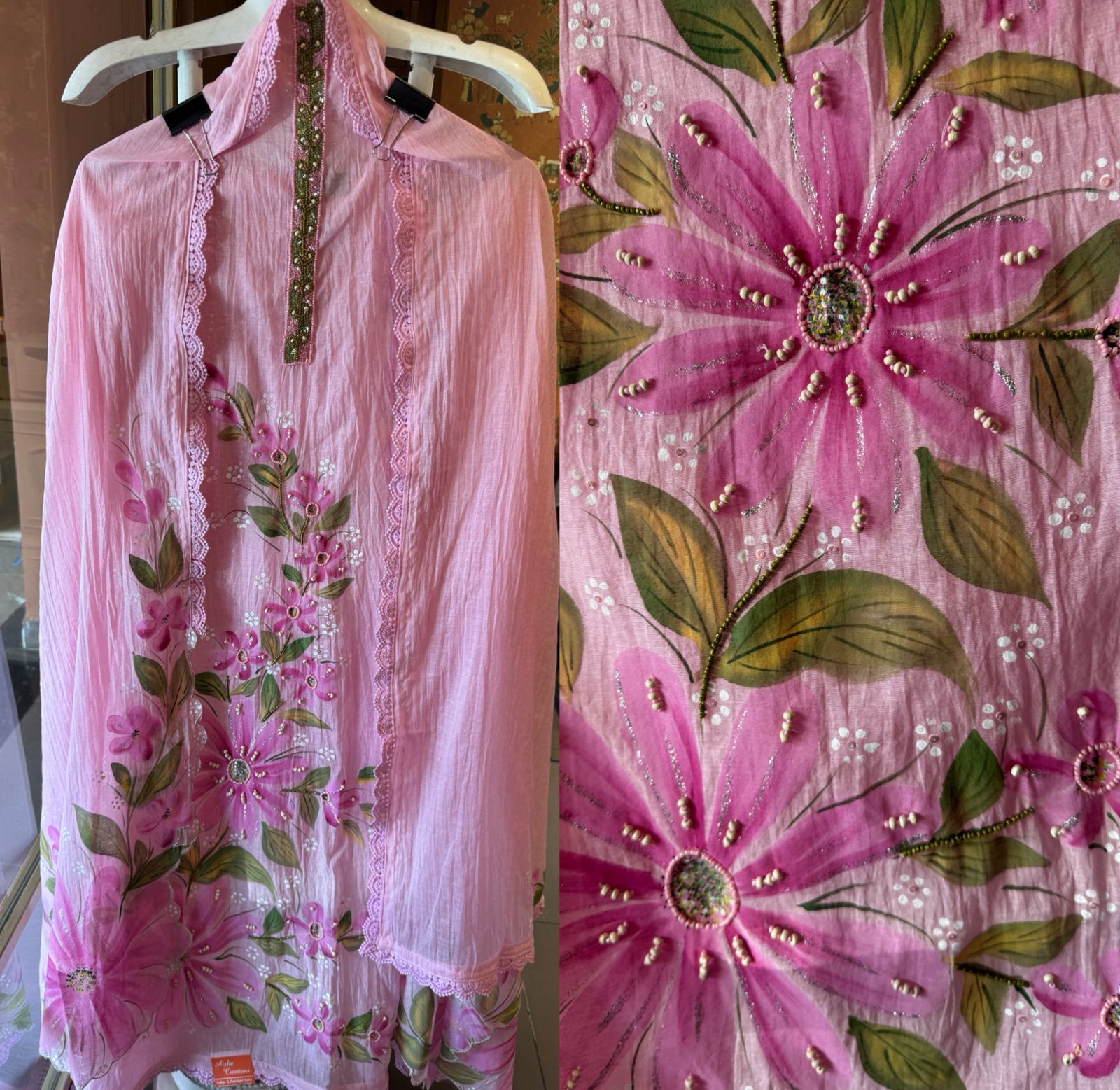 Lightweight Mul chanderi Unstitched suit