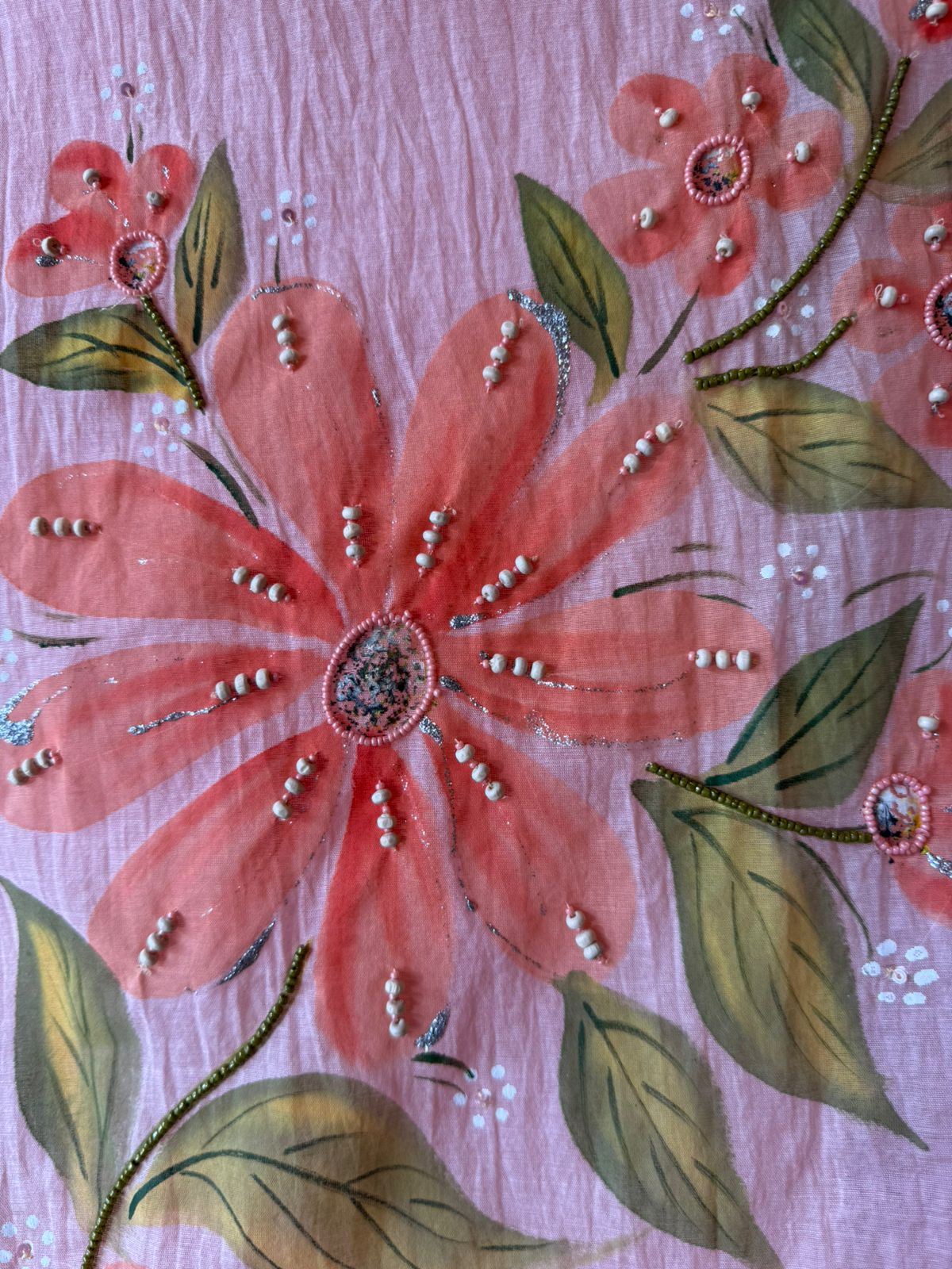 Lightweight Mul chanderi Unstitched suit