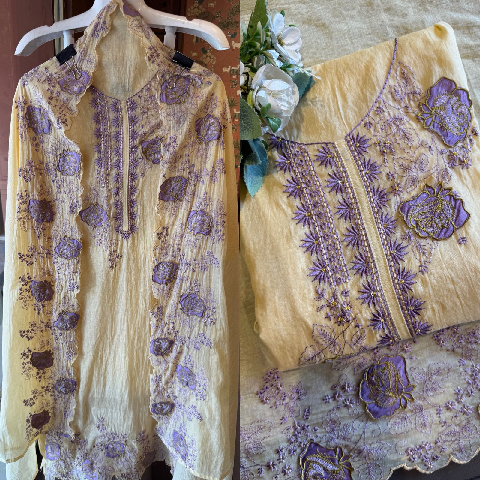 Premium Mul cotton Unstitched suit