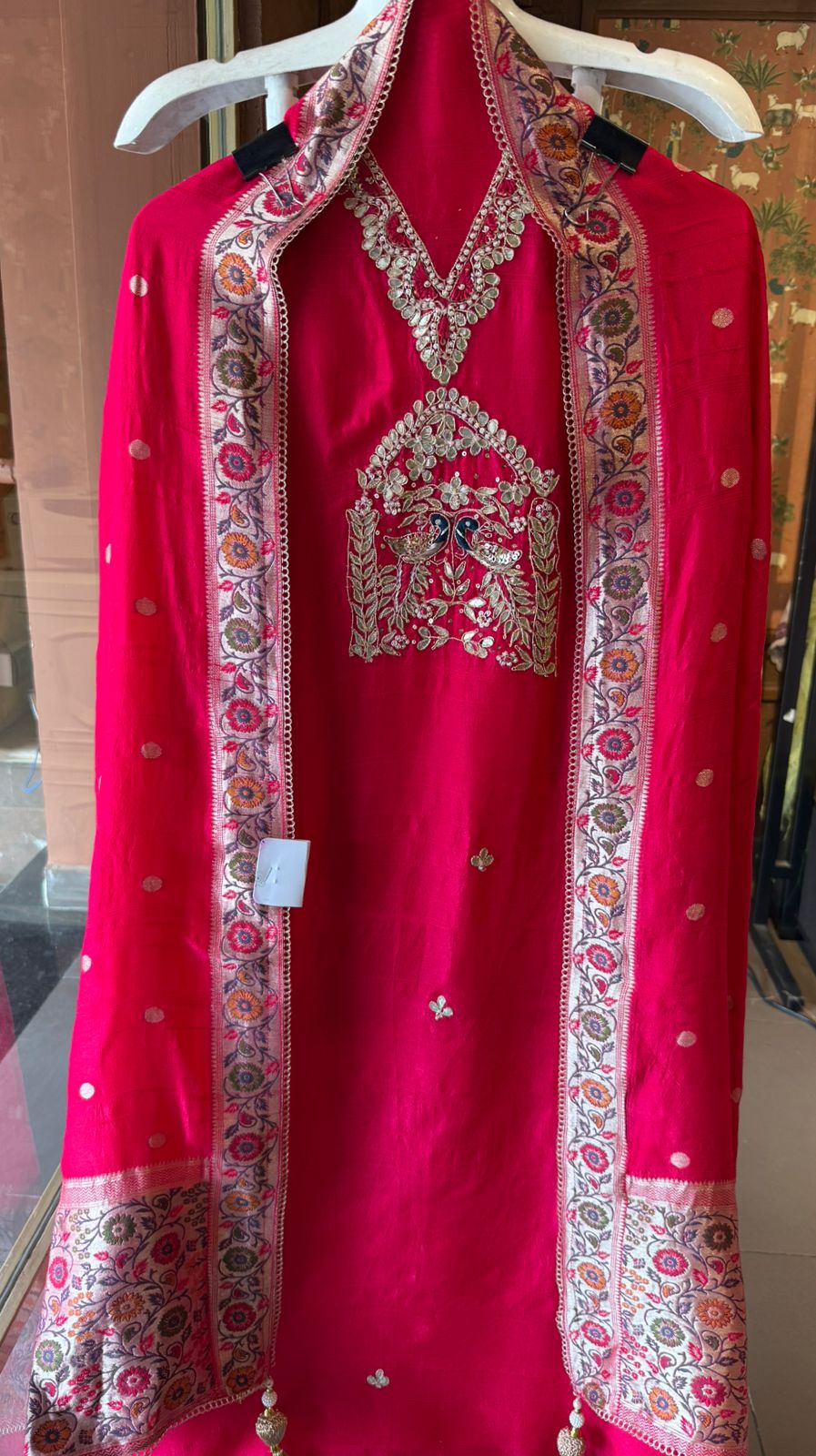 Royal Silk Embroidered Suit